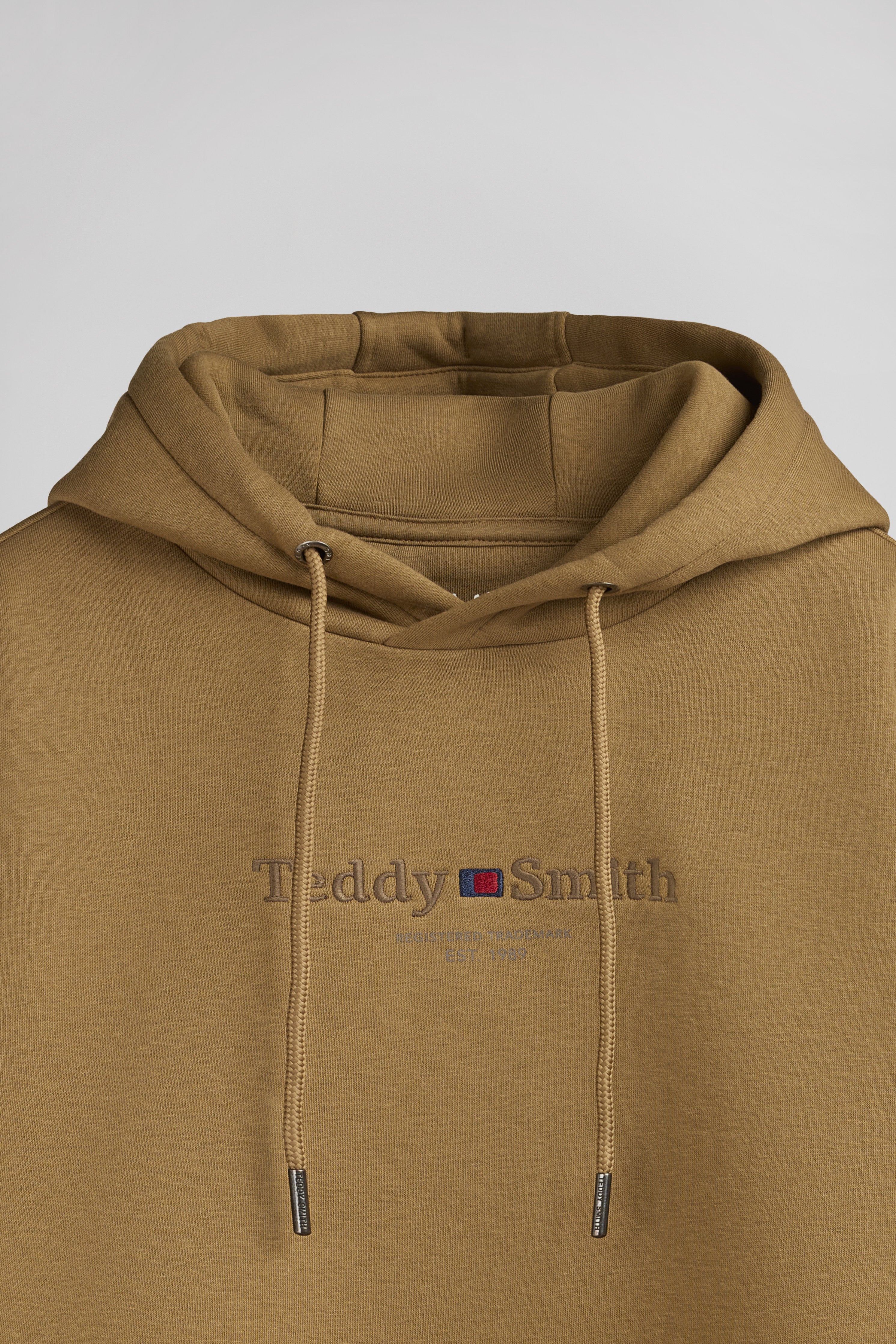 Teddy Smith S-Jim Hoody sweat à capuche noisette kangourou