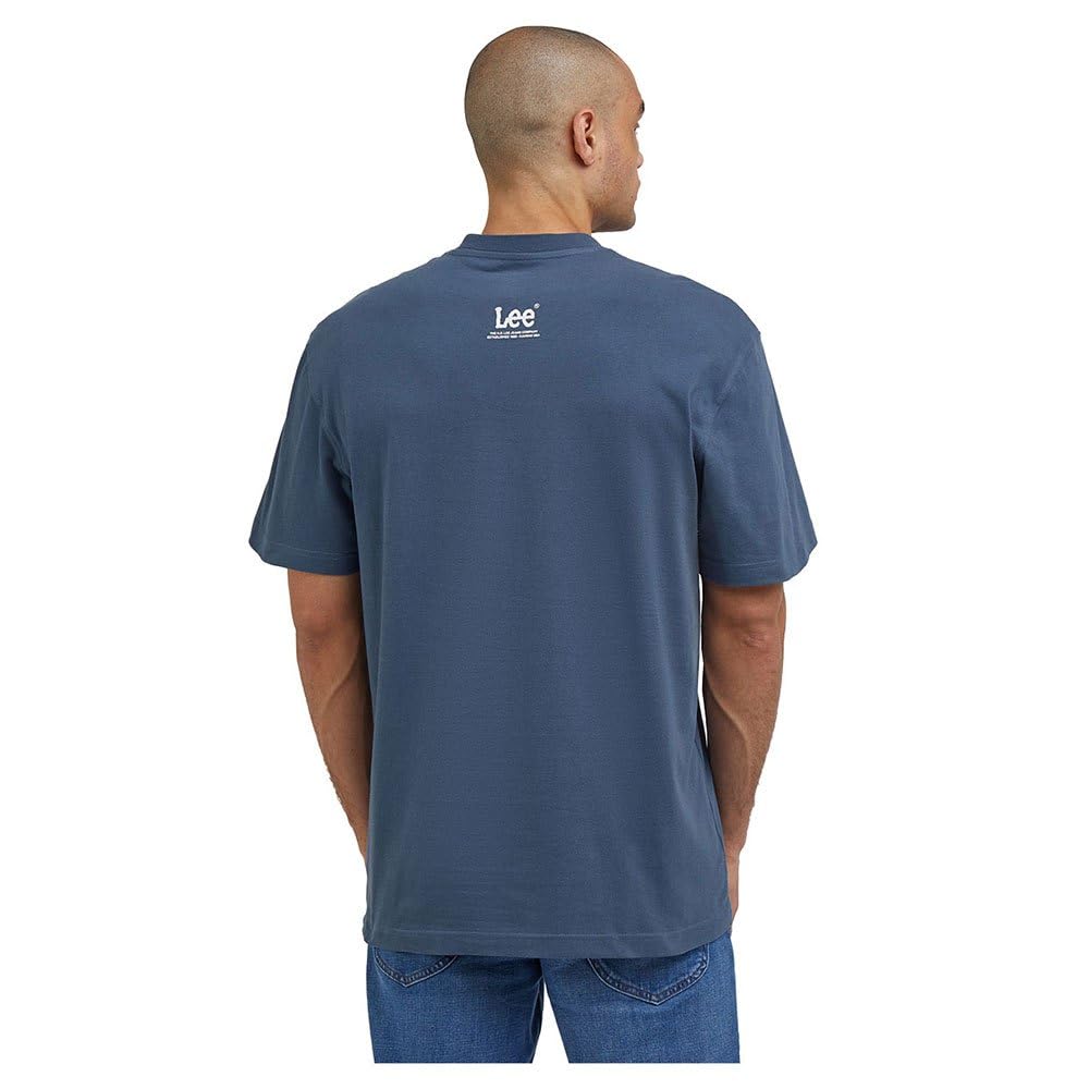 Lee Logo Loose Tee t-shirt homme noir délavé coton