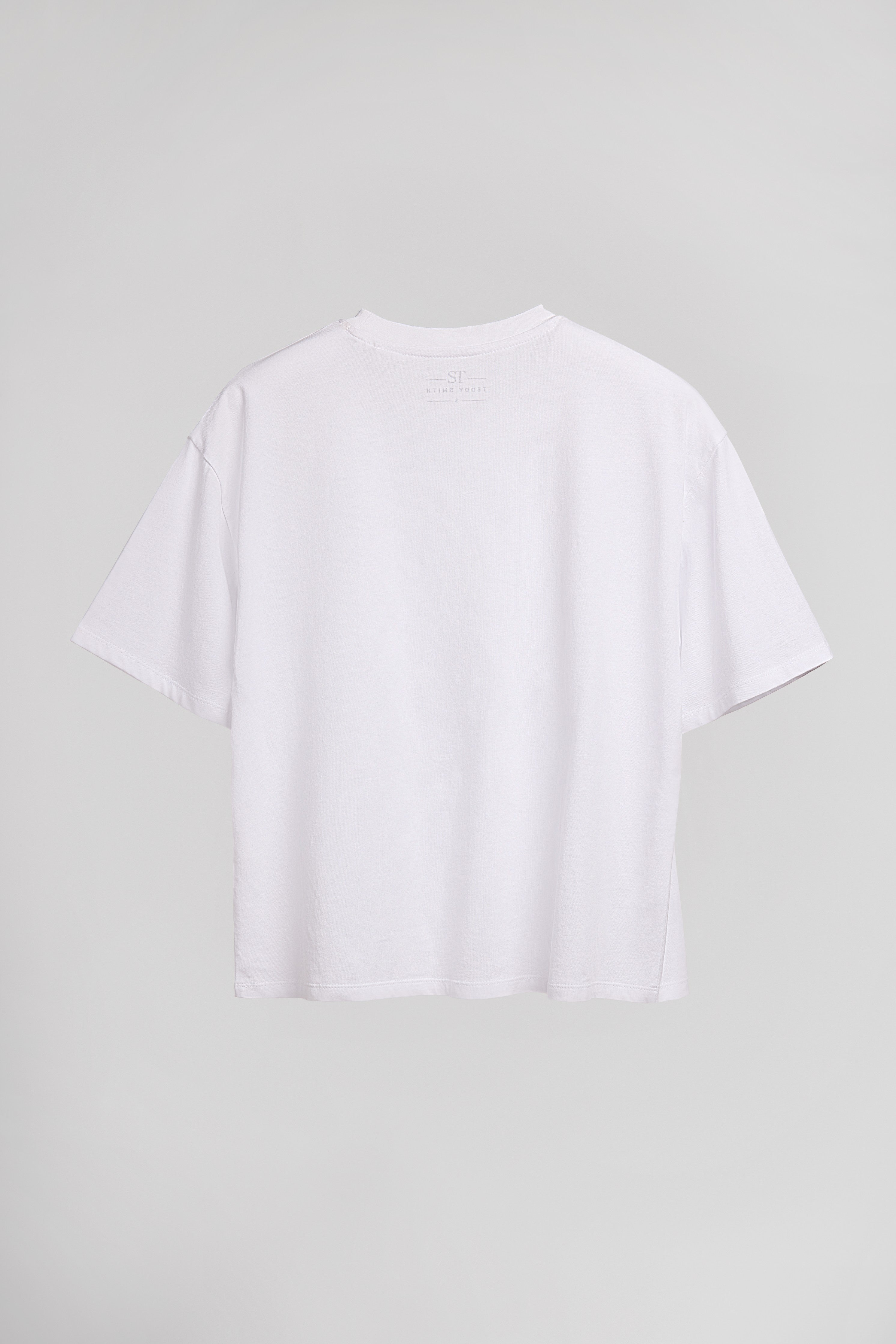 Teddy Smith T-Carla MC t-shirt court femme blanc large
