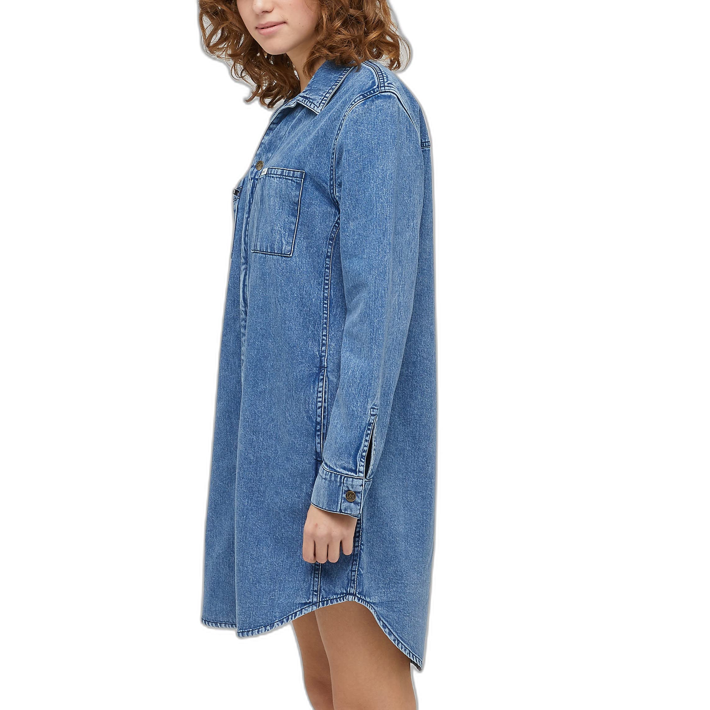 Lee Unionall Dress robe denim Multicolore coupe classique