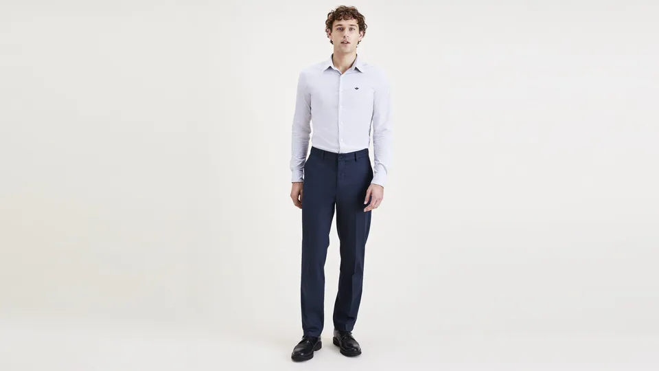 Dockers Signature Iron Free chino homme Navy Blazer stretch