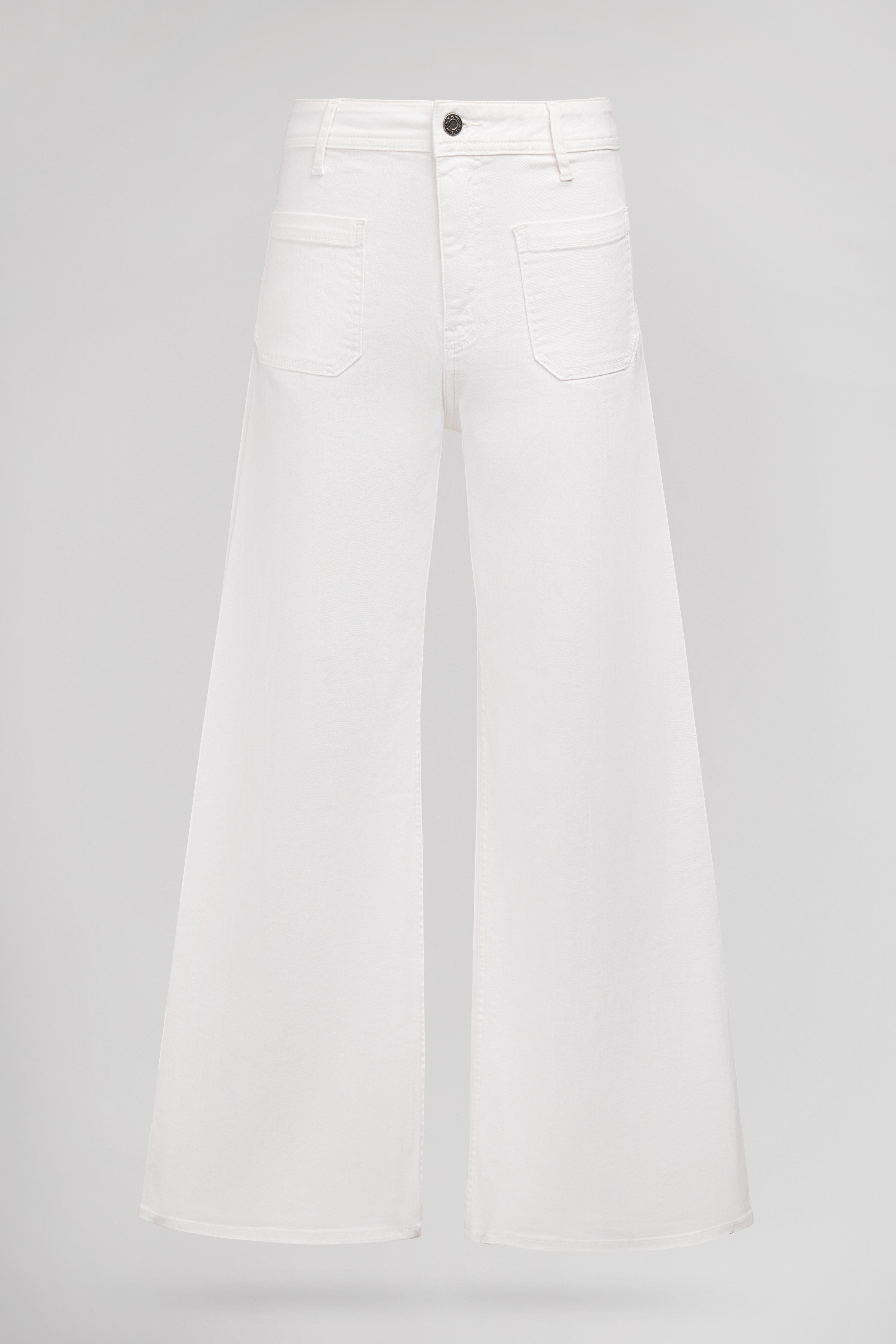 Teddy Smith P-Josefa 4PP jean flare blanc taille haute