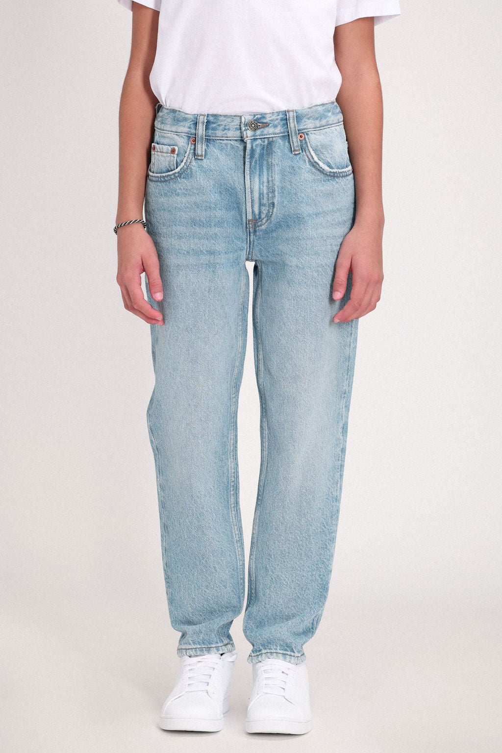 Teddy Smith Dad Pant JR Fripp/Indigo Clair jean garçon coton