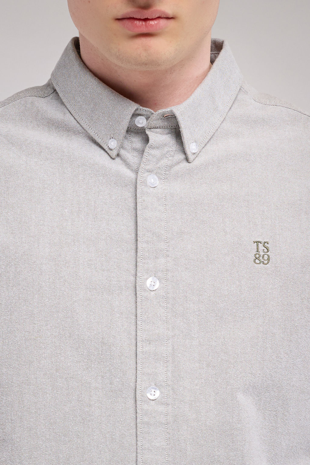 Teddy Smith C-Stan ML chemise olive oxford