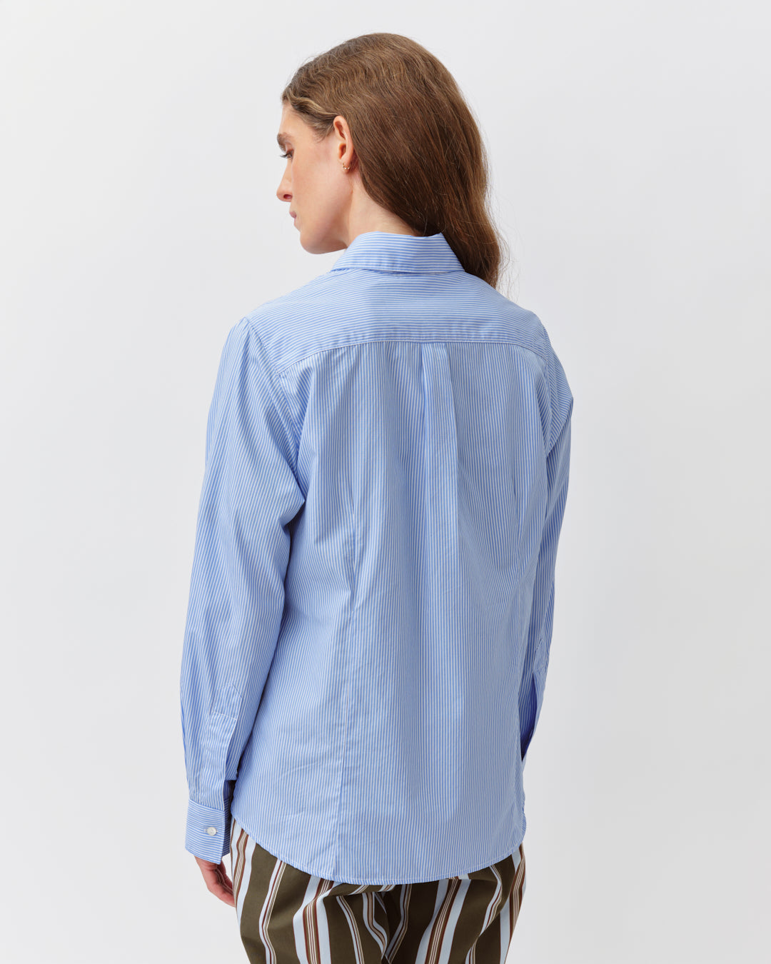 DIEGA CHABA chemise bleue coupe ajustée