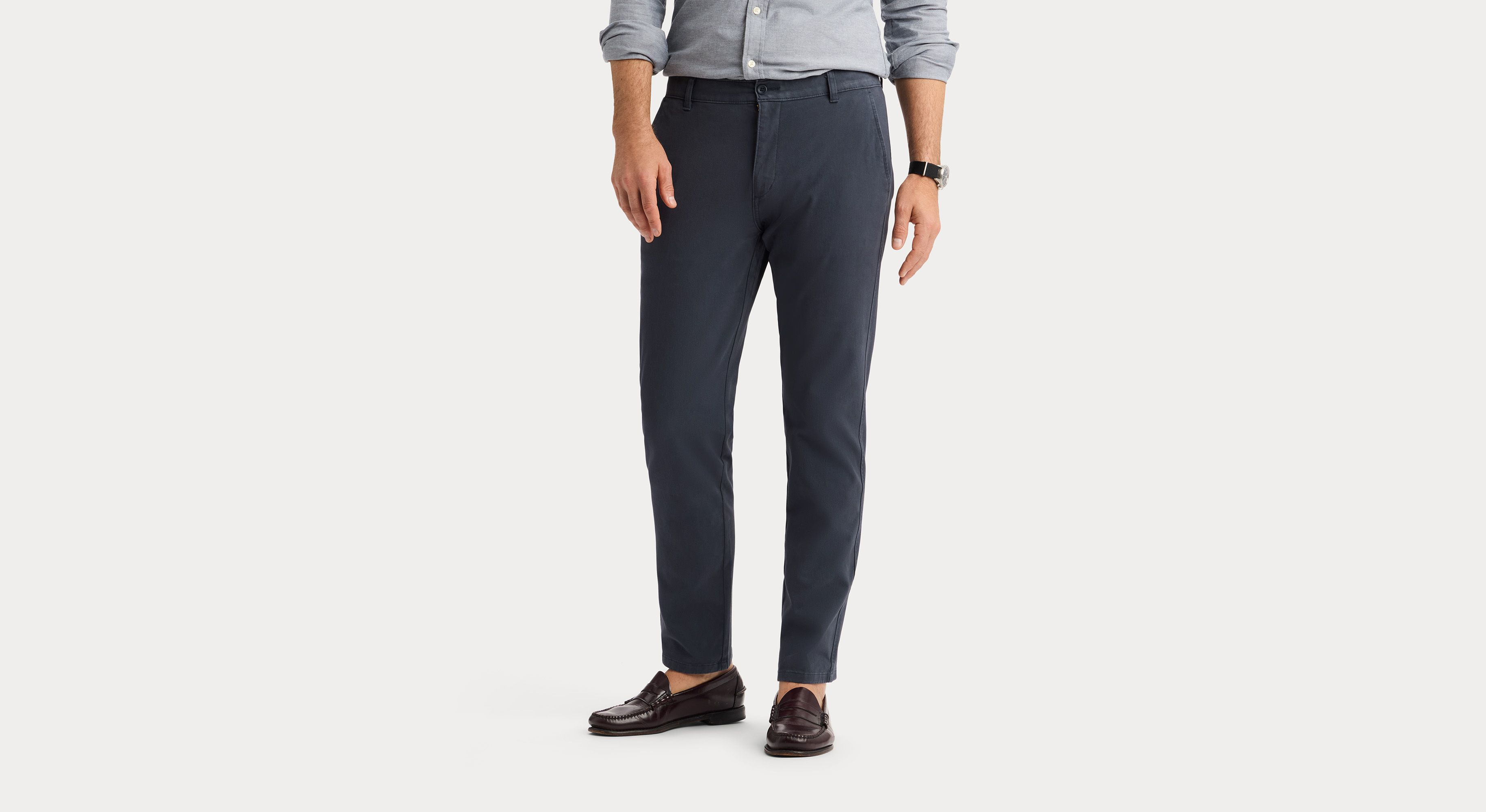Dockers Ultimate Slim Fit chino bleu stretch bureau