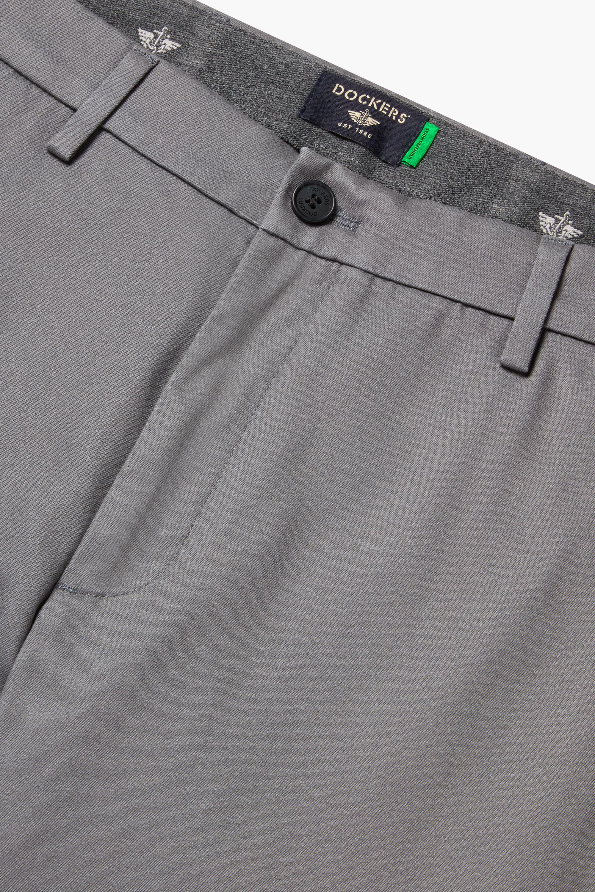 Dockers Signature Iron Free khaki skinny gris antitache