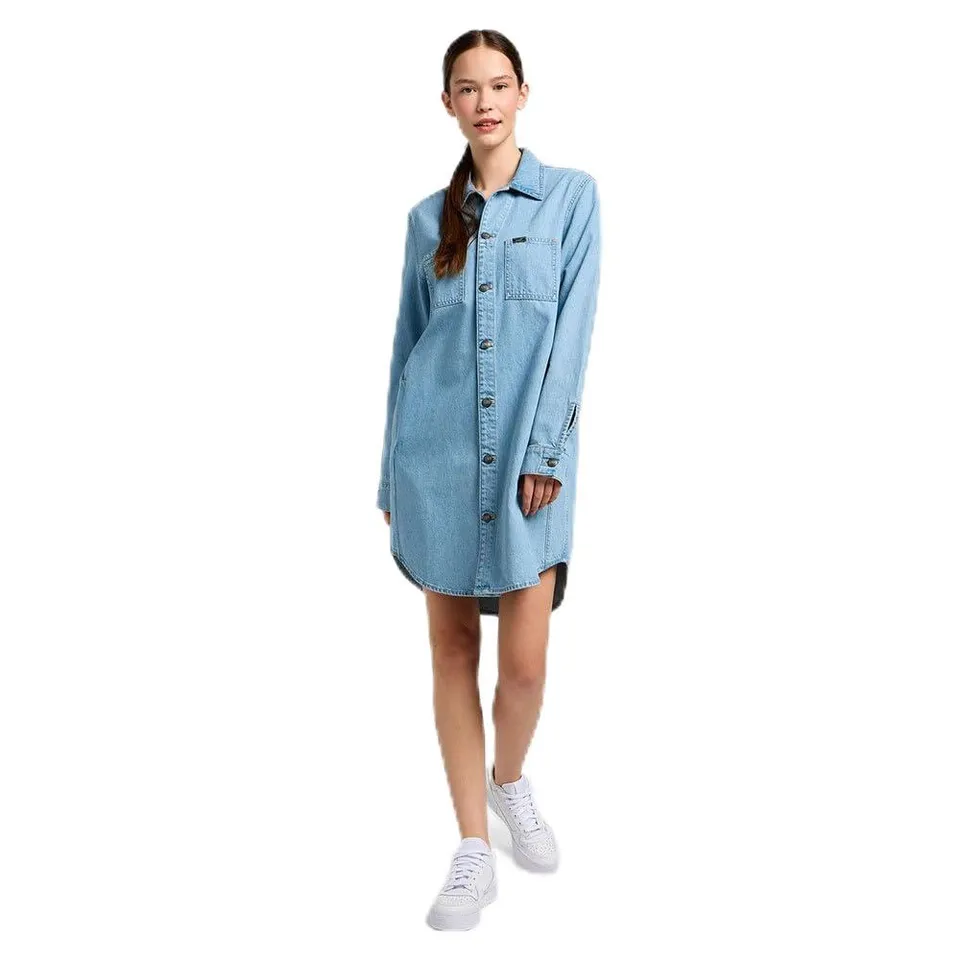 Lee Unionall robe chemise décontractée coton