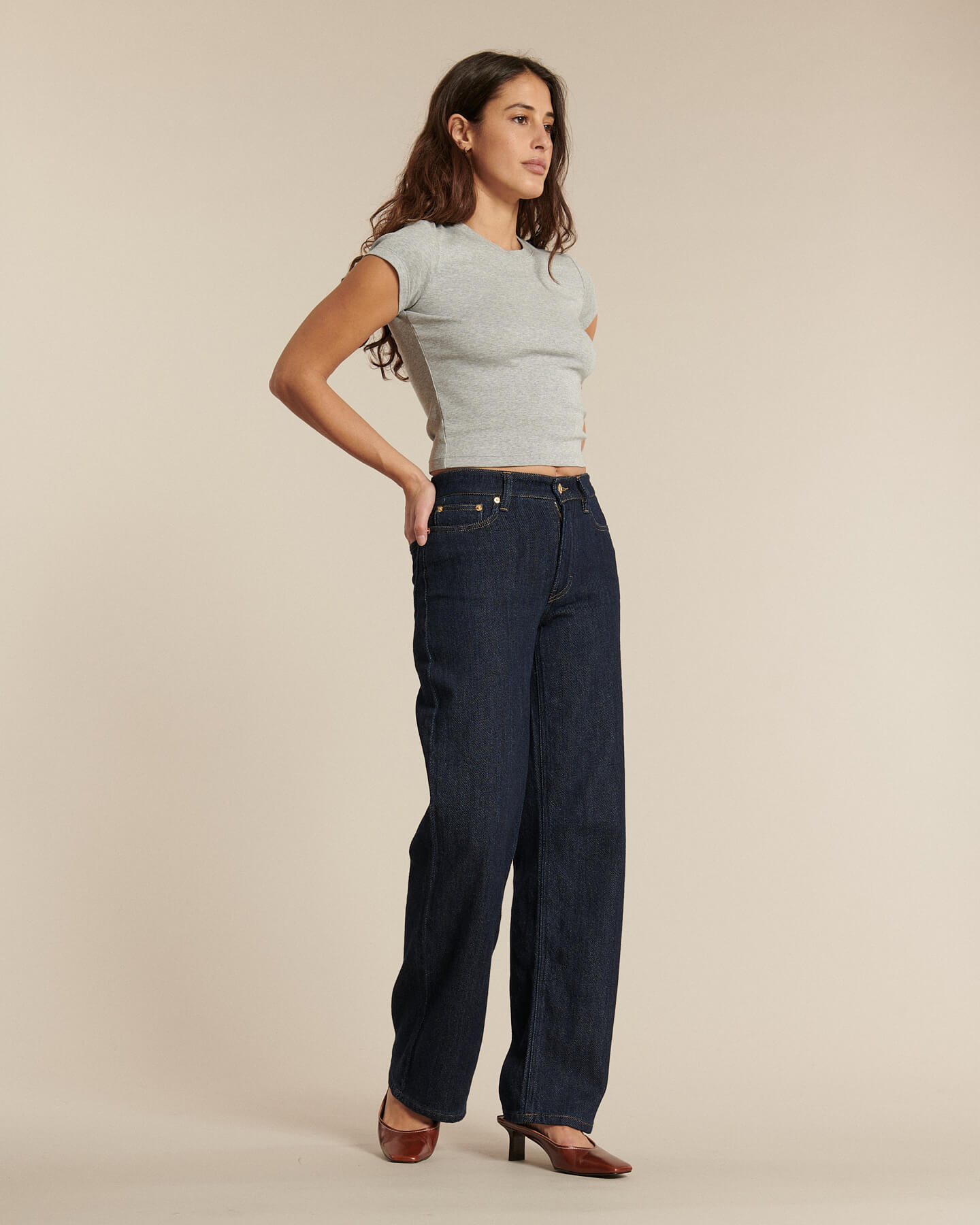 Labdip Suffren Denim 3D jean droit large bleu brut