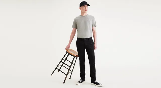 Dockers Alpha Skinny chino noir stretch très résistant homme