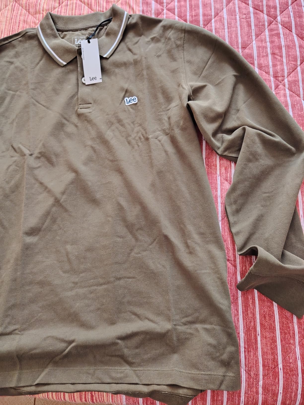 Lee Ls Pique polo homme vert taille M
