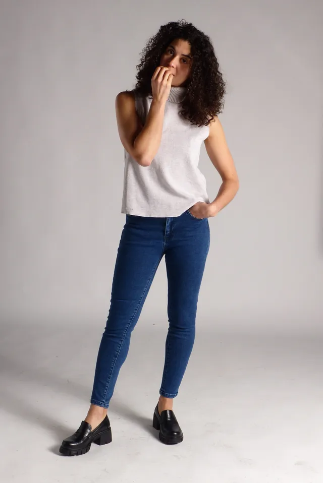 AA Spontané Skinny Ultra Confortable jean bleu foncé stretch
