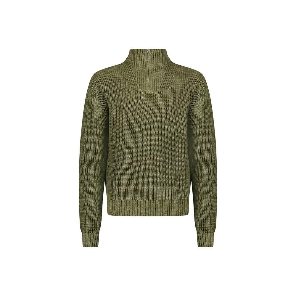 Lee Half Zip Knit pull homme vert mercantile