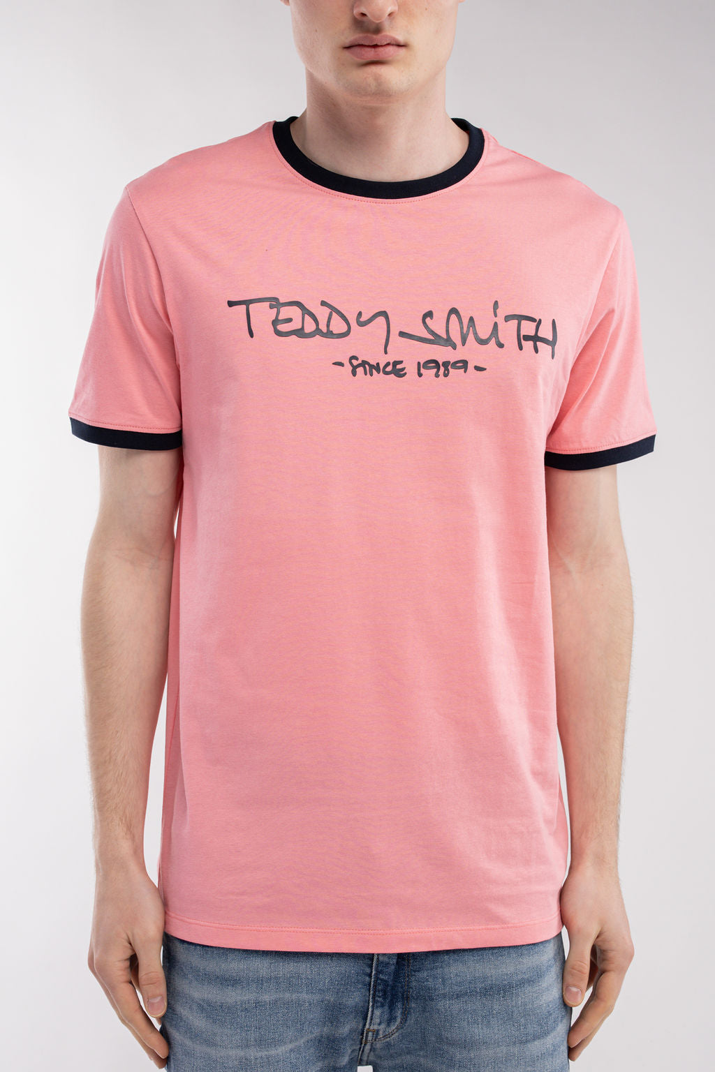 Teddy Smith Ticlass MC t-shirt rose col rond