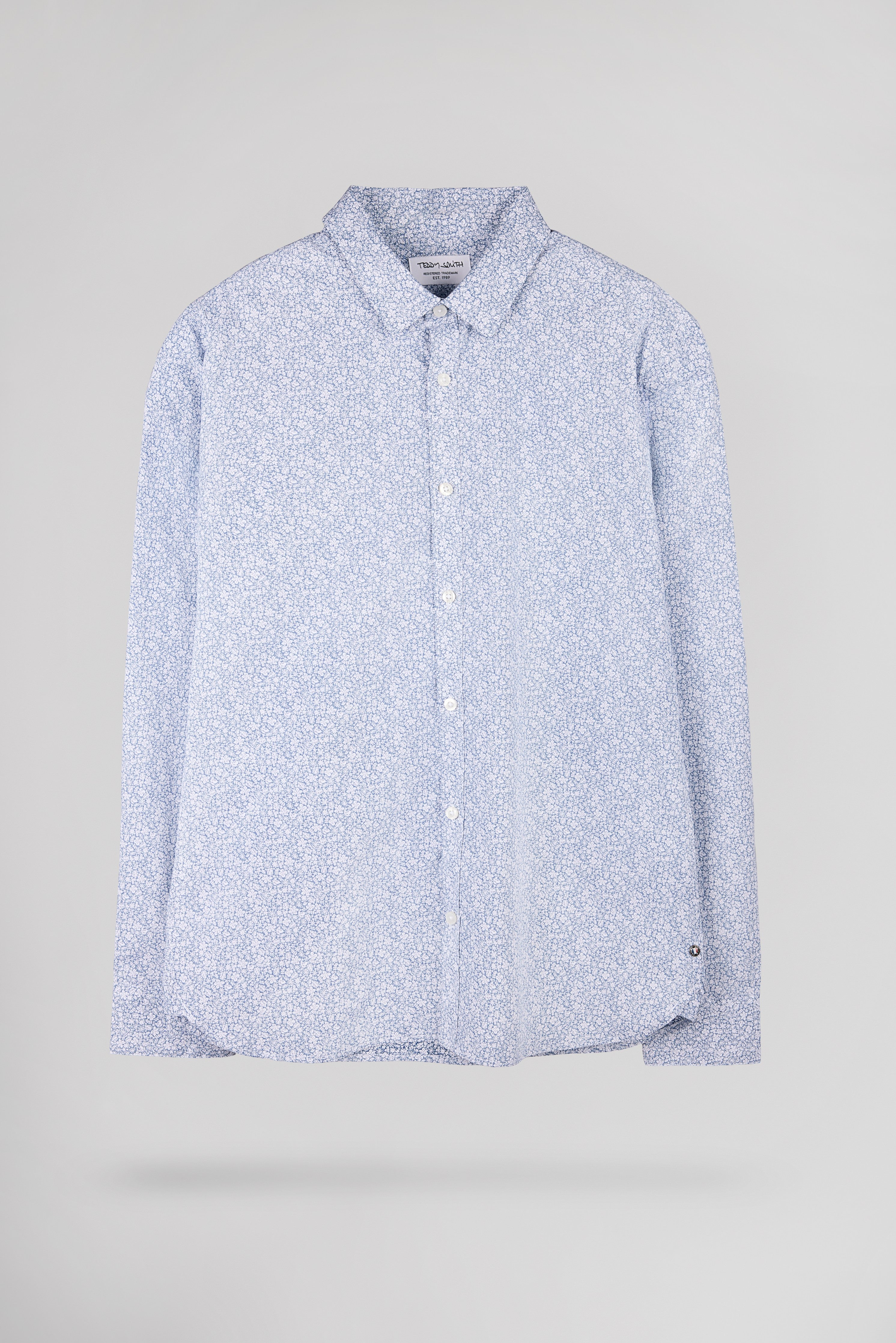 Teddy Smith Carton ML chemise navy floral homme