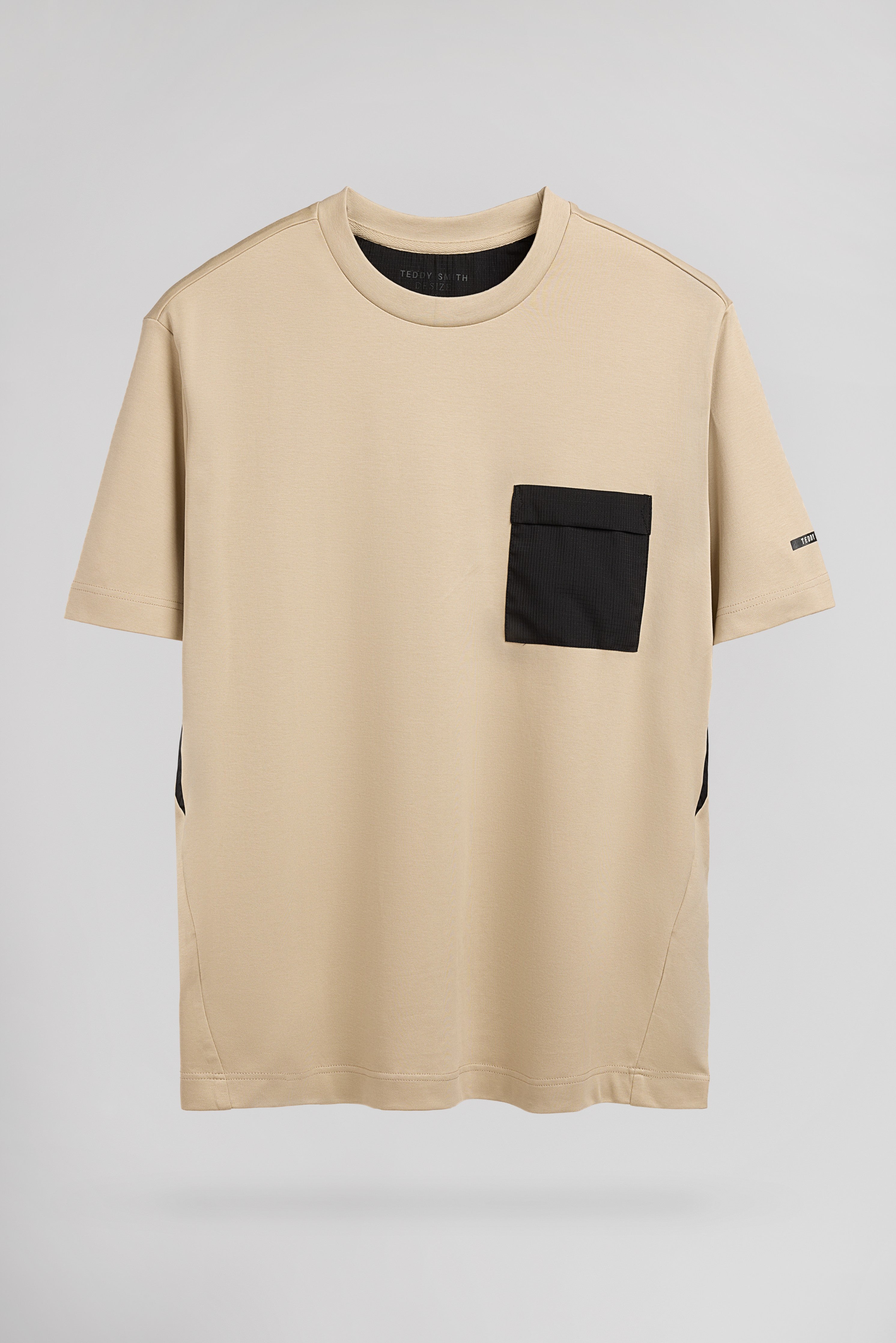 Teddy Smith T-Fergus MC t-shirt beige