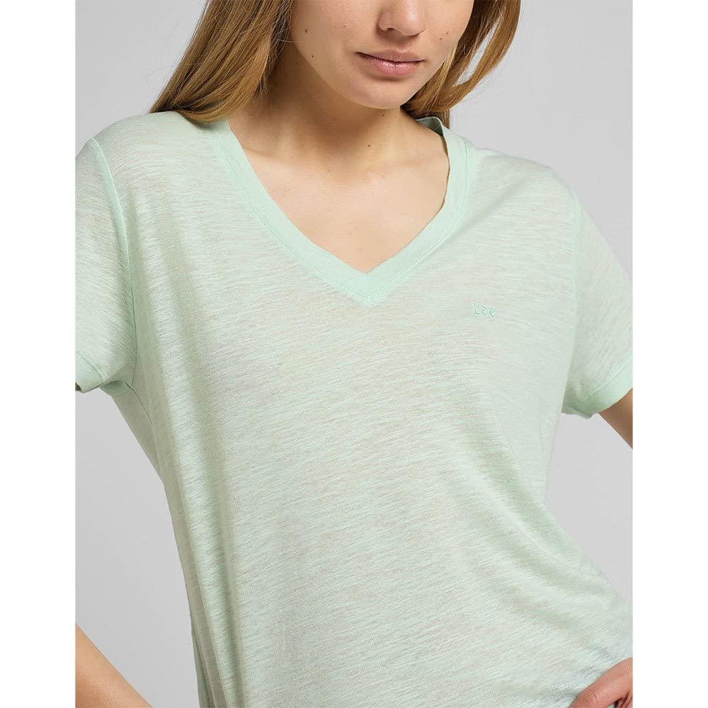 Lee V Neck Tee t-shirt femme cannelle XL