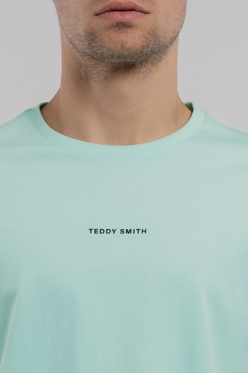 Teddy Smith T-Soy 2 MC t-shirt vert menthe homme coton