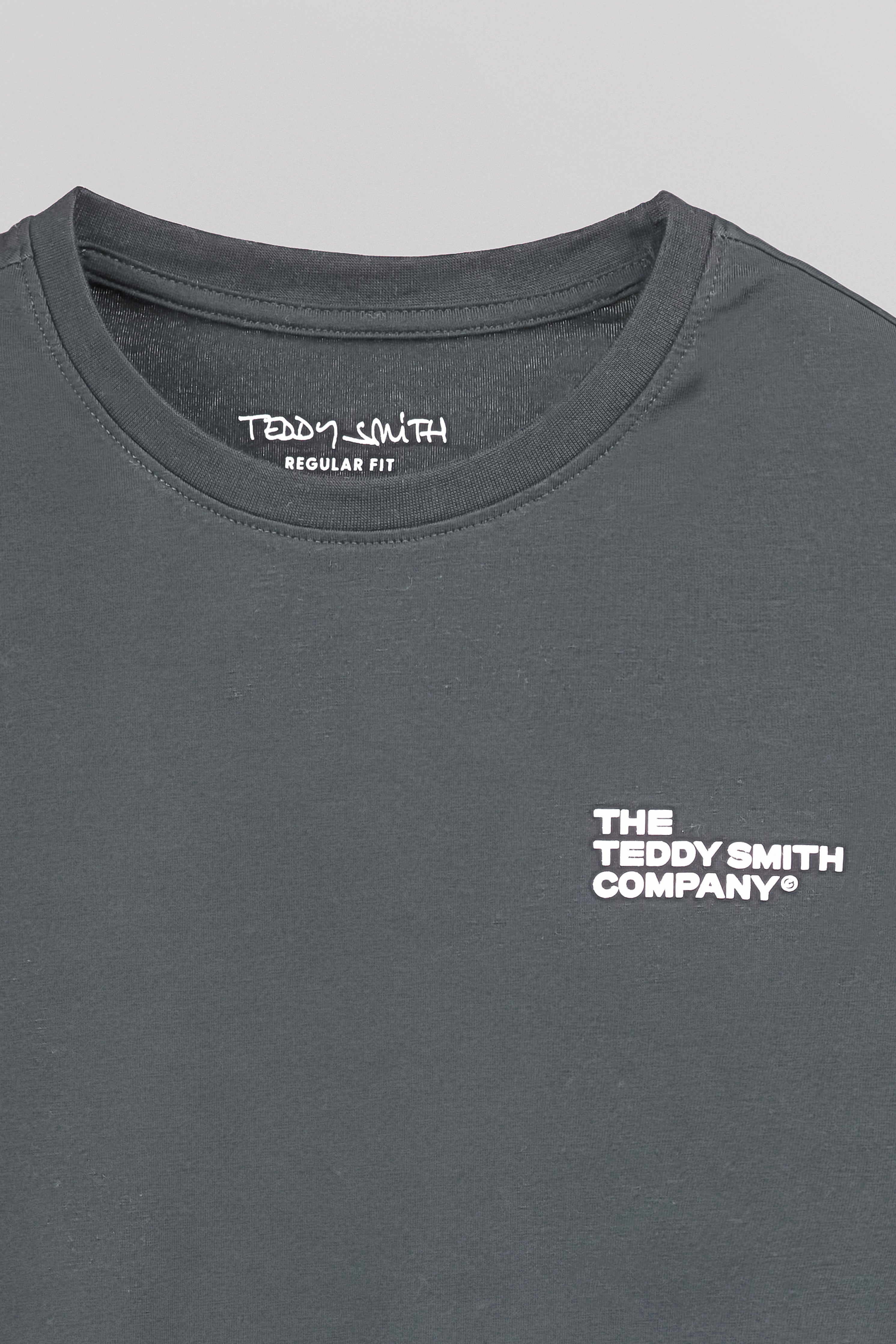 Teddy Smith T-Company t-shirt gris météore stretch