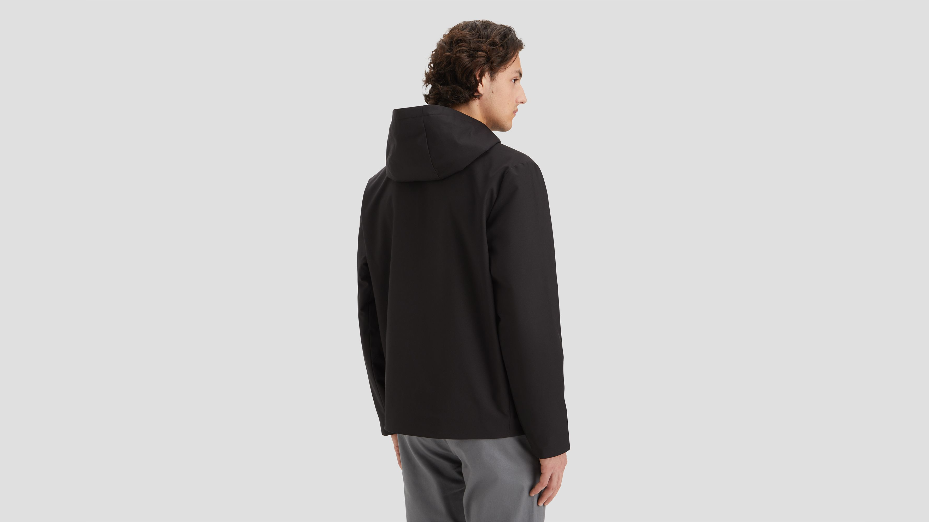 Dockers Softshell Modern veste noire à capuche