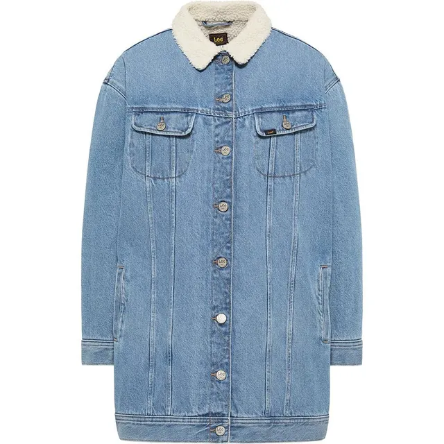 Lee Sherpa Rider Elongated veste jean femme XXL