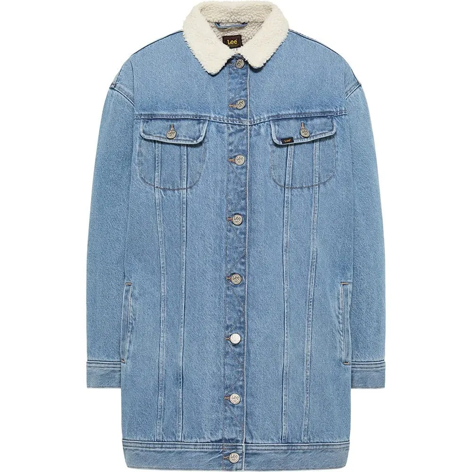 Lee Sherpa Rider Elongated veste jean femme XXL