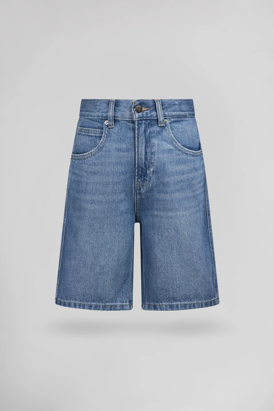 Teddy Smith S-Axel SH JR short jean garçon indigo