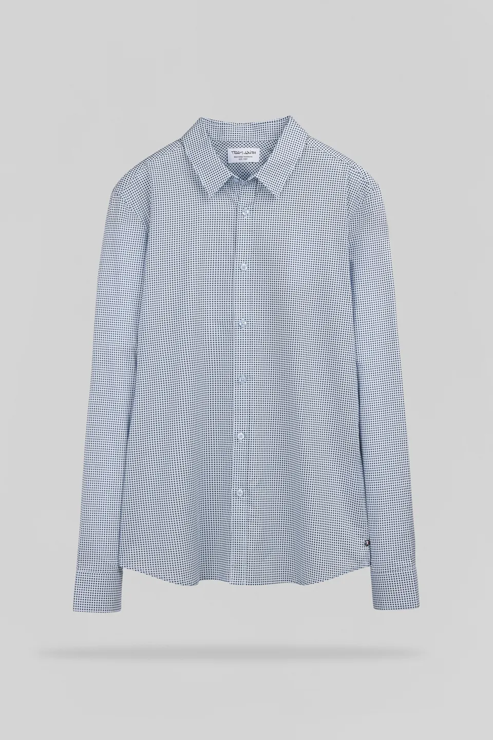 Teddy Smith Carton ML Pastel Blue chemise cintrée imprimé