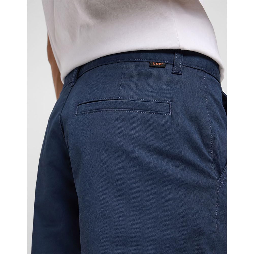 Lee Relaxed Chino Short homme marine 33W décontracté