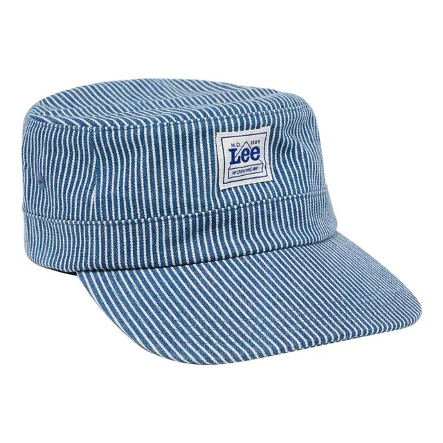 Lee Conductor Cap casquette coton navy à rayures