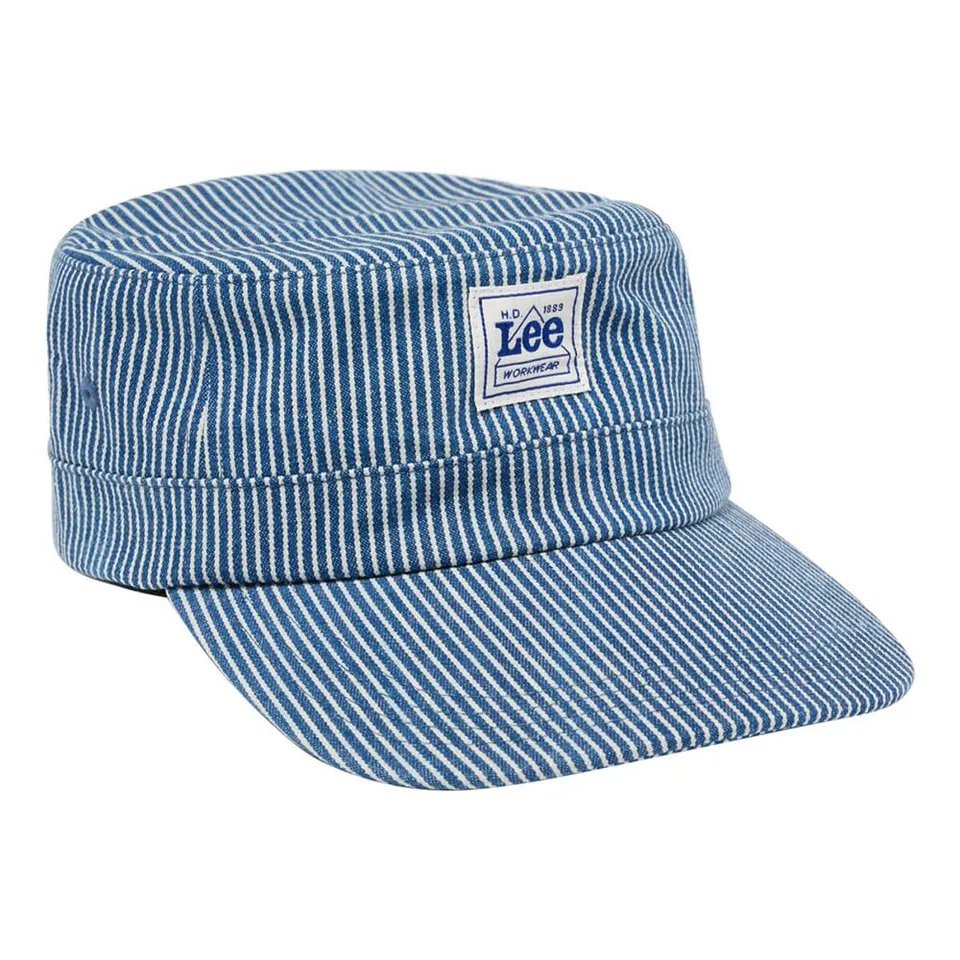 Lee Conductor Cap casquette coton navy à rayures