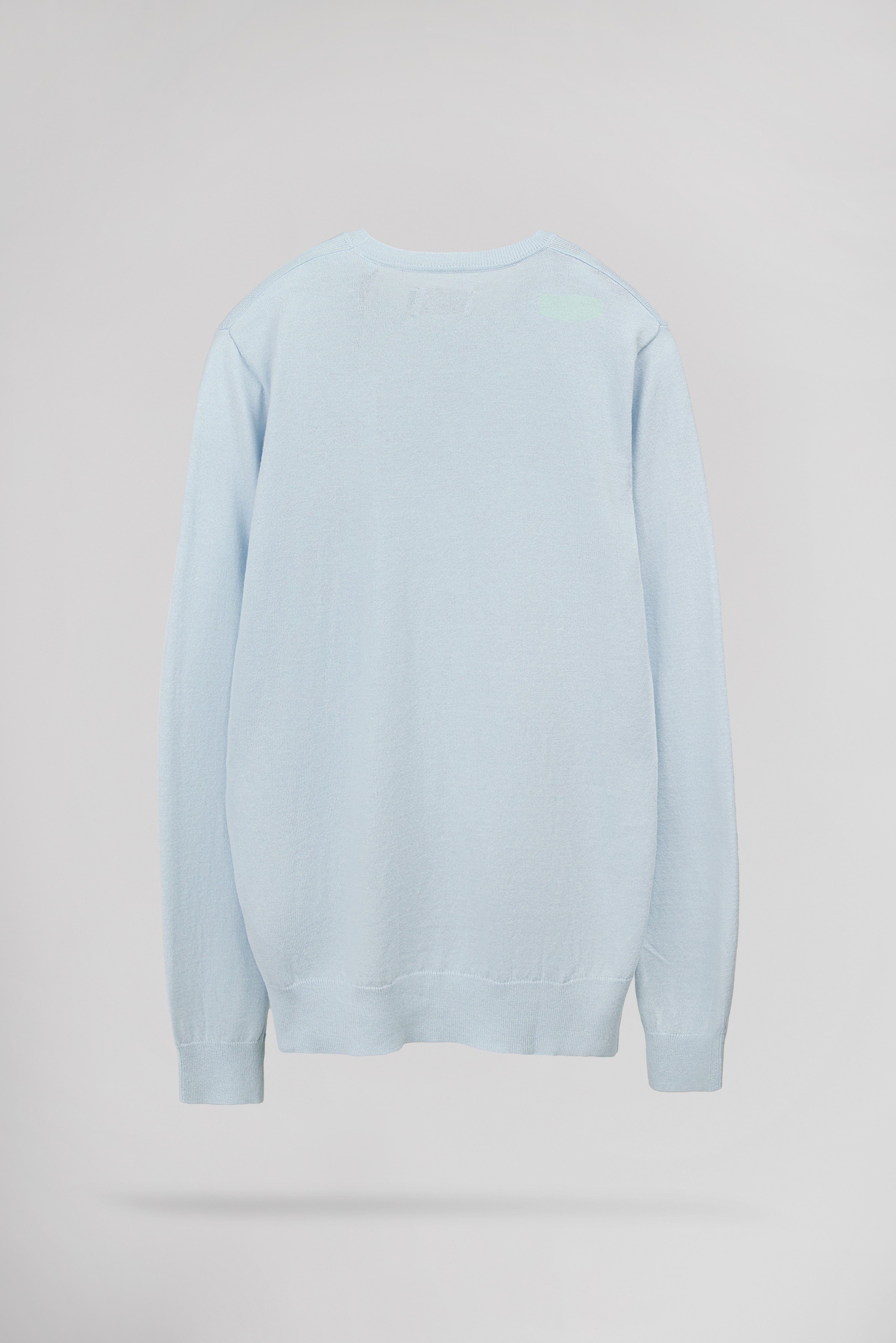 Teddy Smith P-Martino pull col rond bleu pastel homme