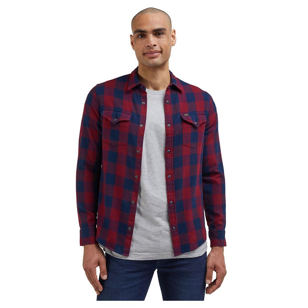 Lee Clean Western chemise homme XXL Buffalo à carreaux