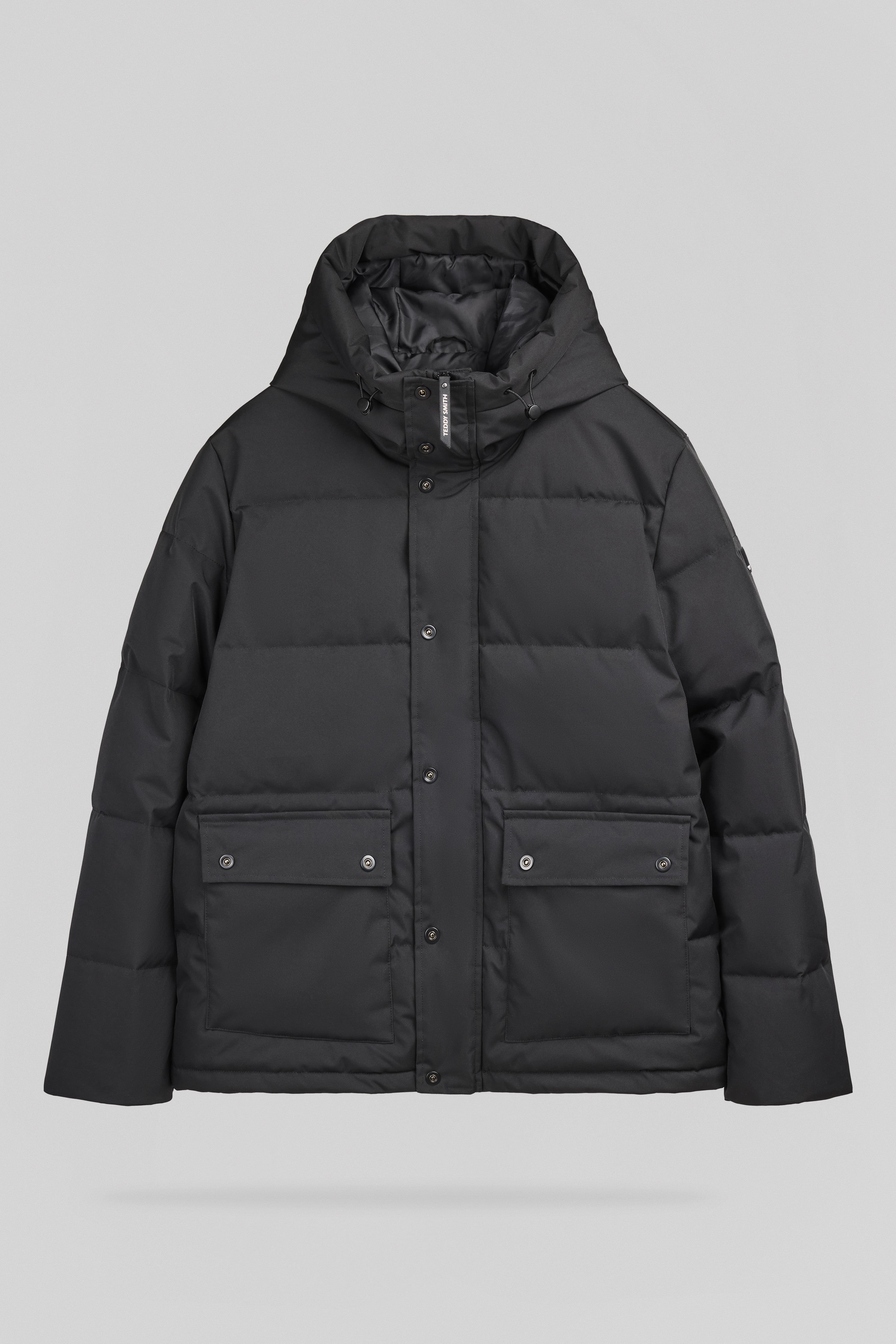Teddy Smith B-Zakaria doudoune noir homme capuche
