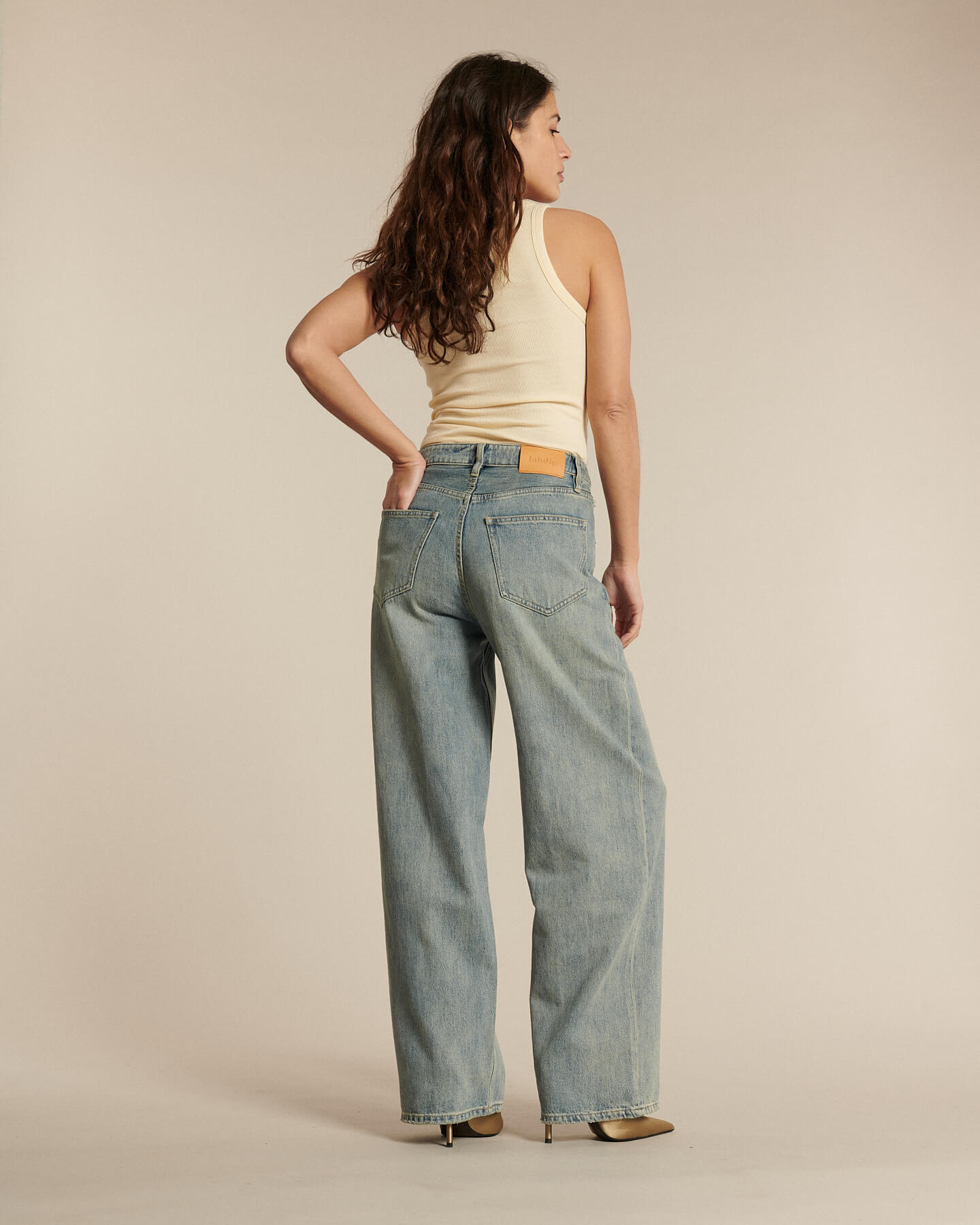 Labdip Wilo Dirty Blue GB 20 jean boyfriend délavé