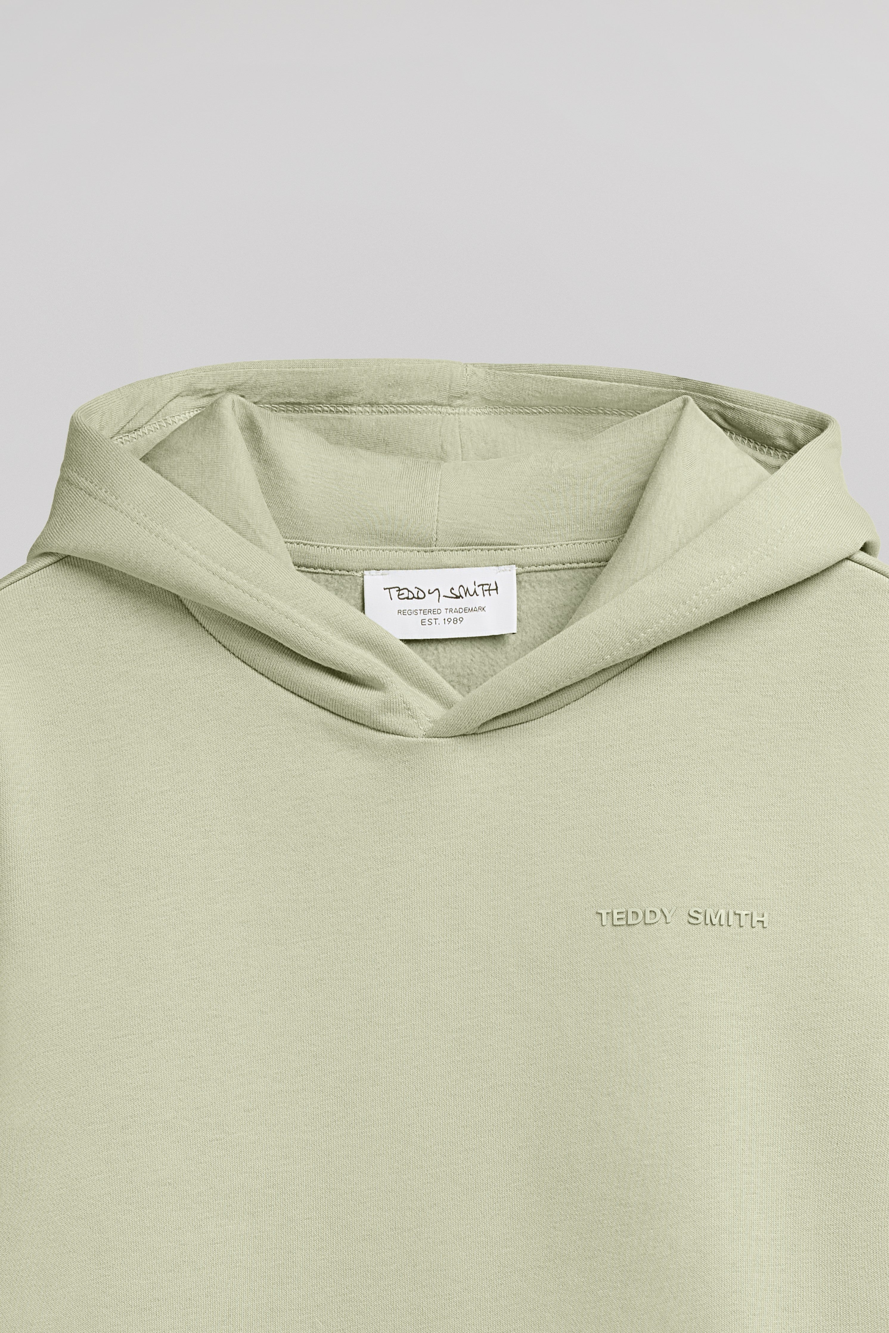Teddy Smith S-Nark Hoody sweat capuche vert sauge enfant