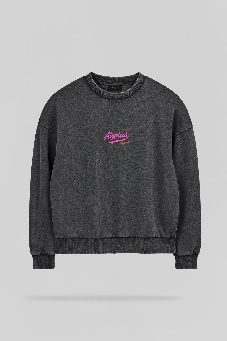 Teddy Smith S-Atypical RC Noir sweat femme noir ample