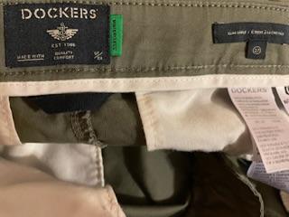 Dockers Weekend Chino Slim Fit pantalon vert long