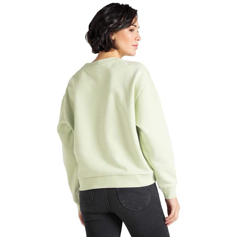 Lee Crew sweat femme col rond molleton coton