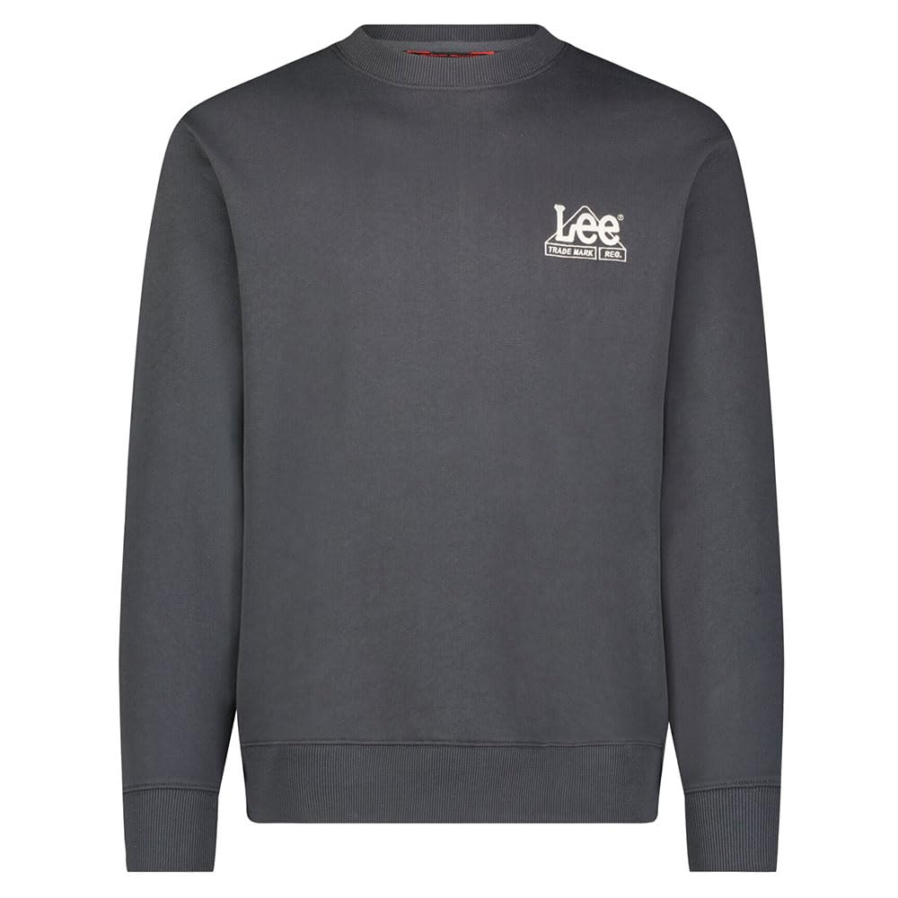 Lee Seasonal Crew sweat homme écru coupe regular