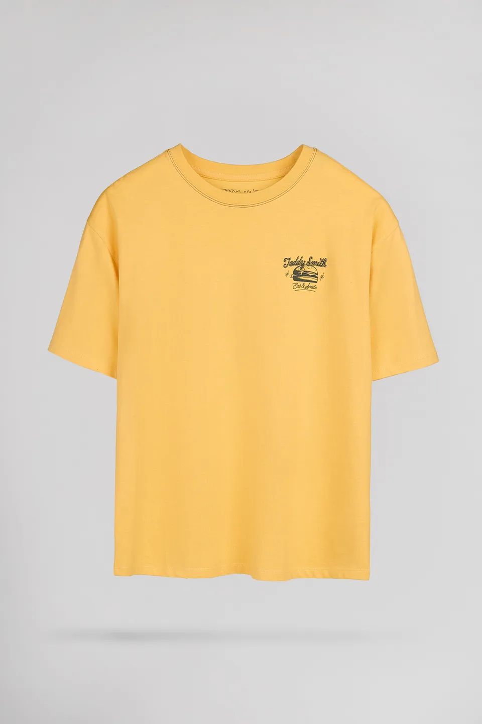 Teddy Smith T-Dinner t-shirt jaune paille garçon