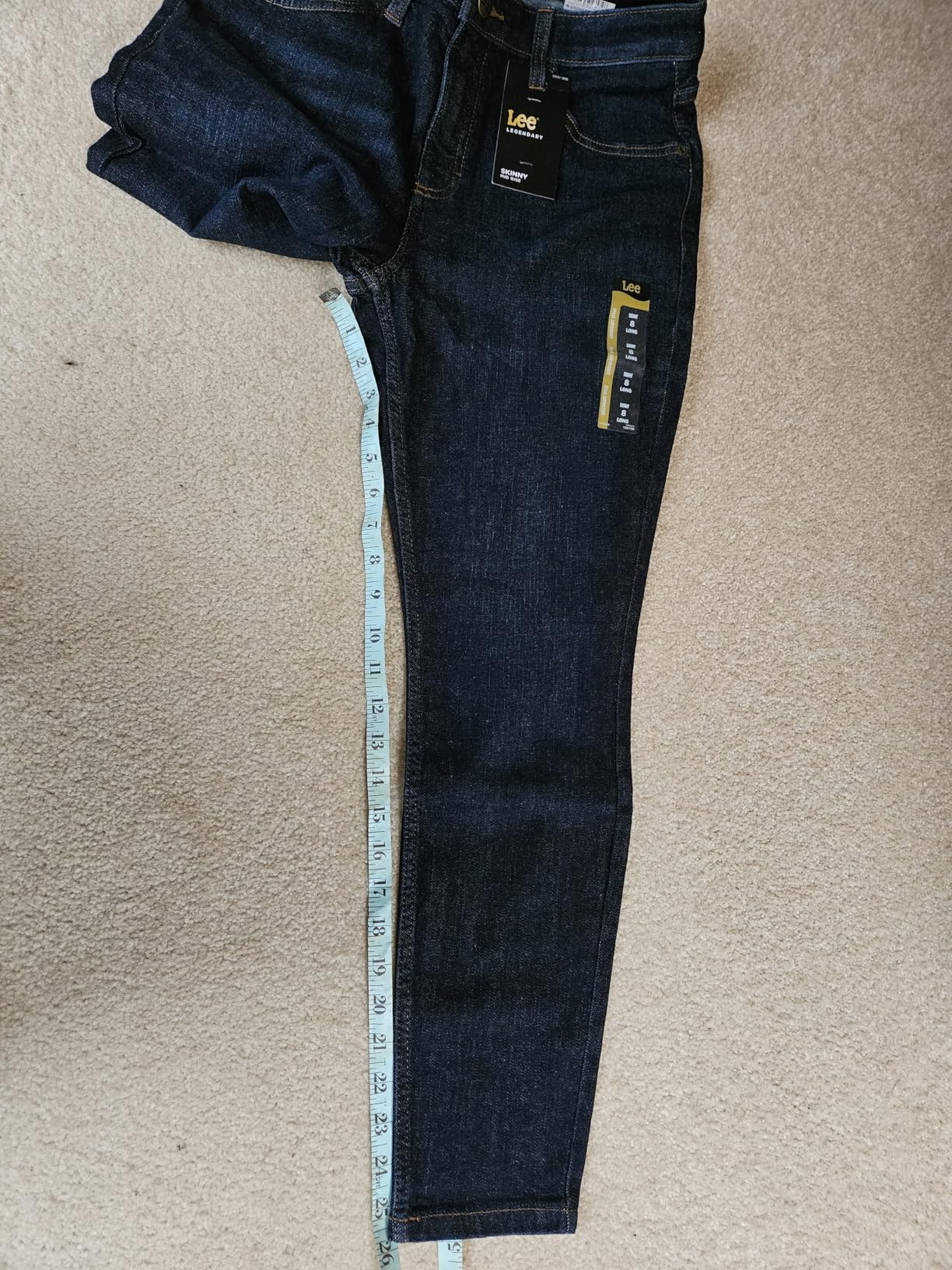 Lee Carol pantalon femme 24W/31L beige taille haute