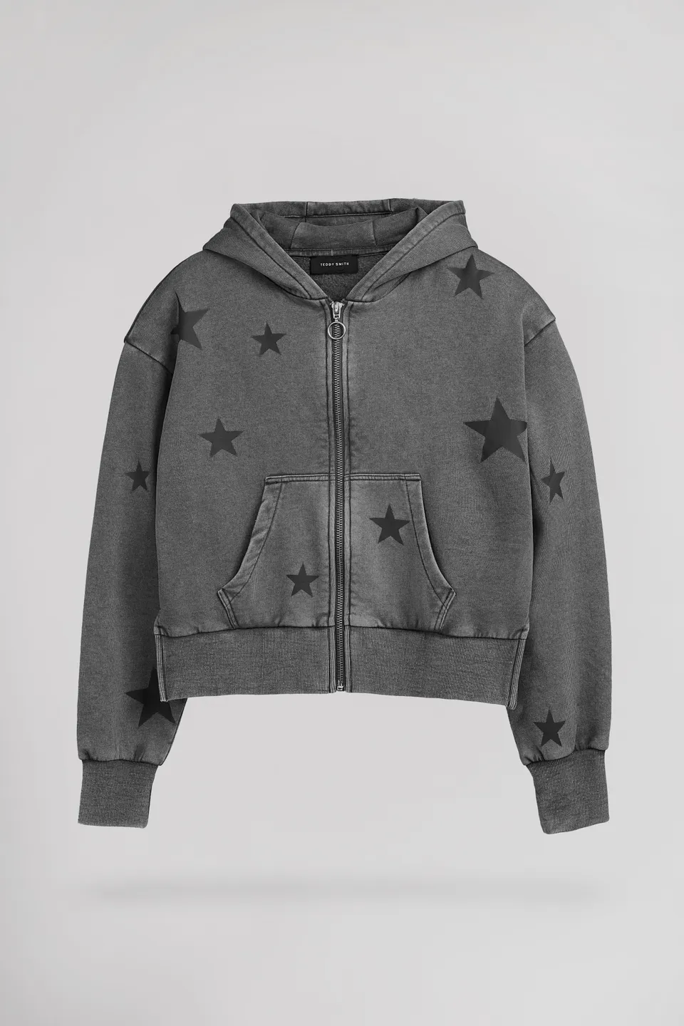 Teddy Smith G-Wahou JR gilet fille noir molleton étoile