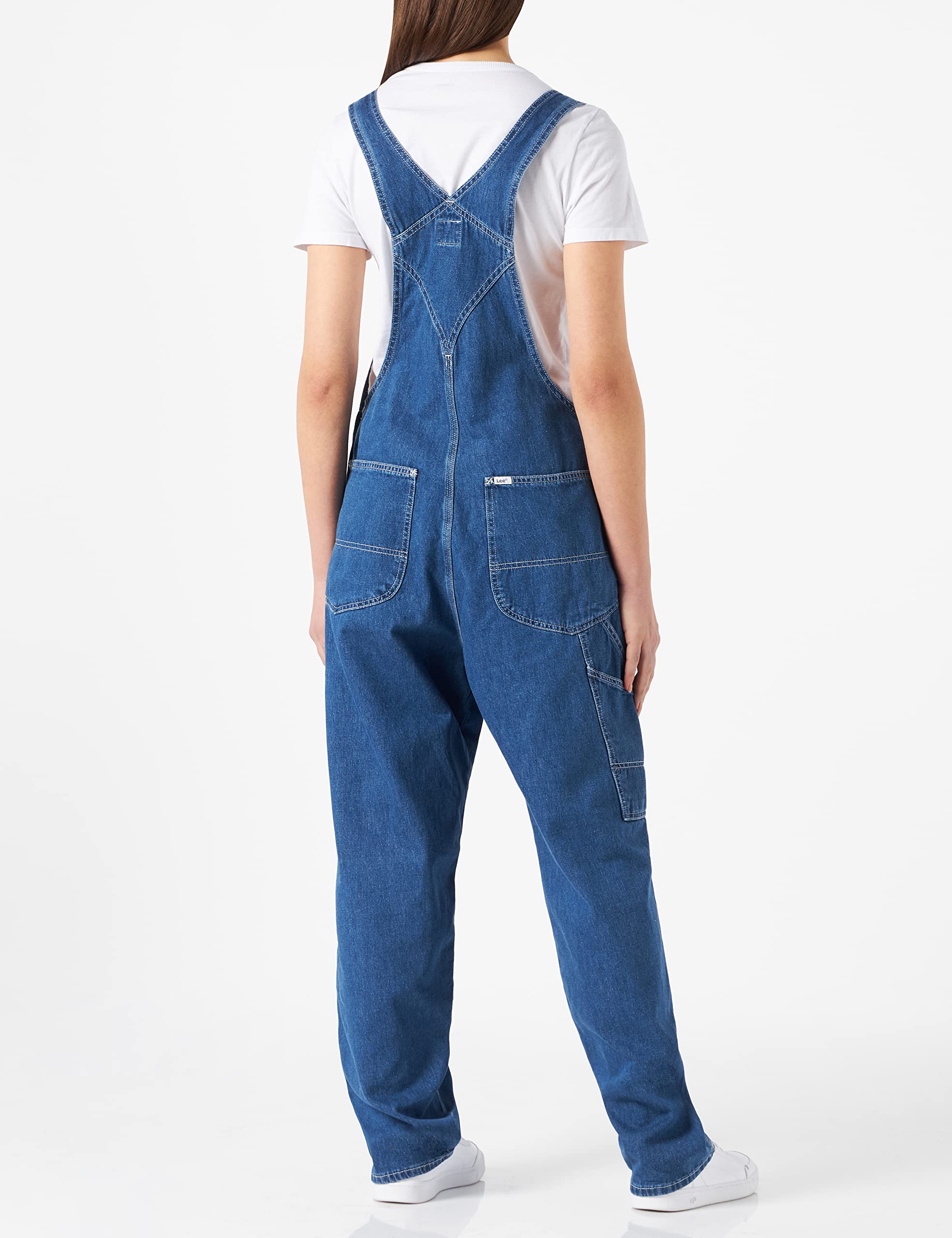 Lee Carpenter Bib jean femme coupe loose travail