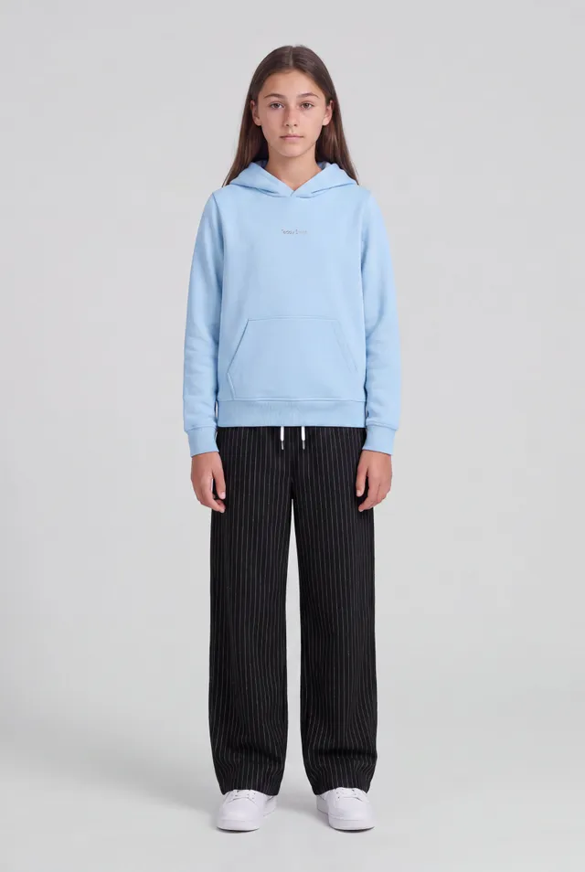 Teddy Smith S-Solene Hoody JR sweat fille bleu ciel