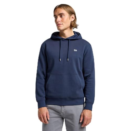 Lee Plain Hoodie sweat homme Mood Indigo XL coton