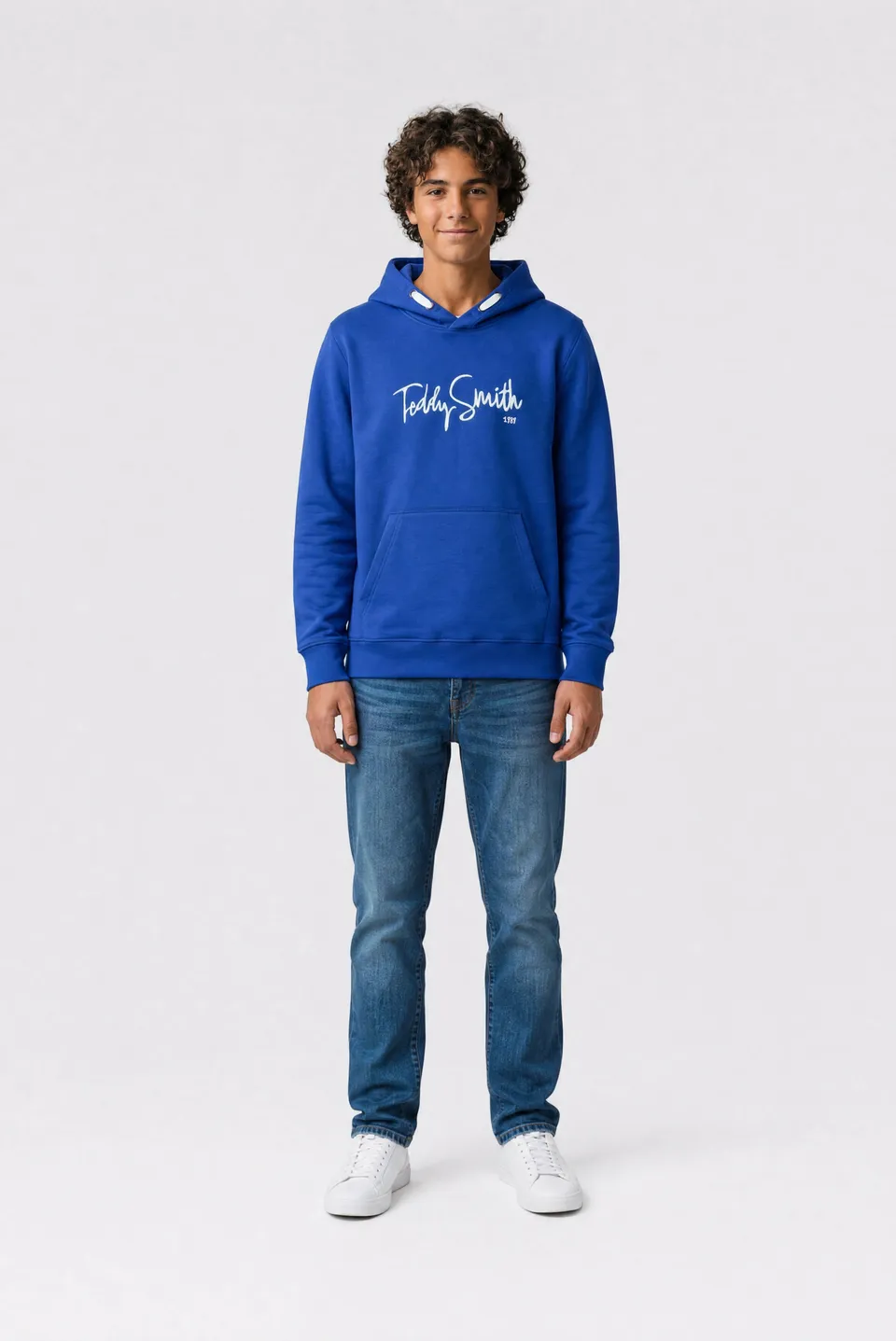 Teddy Smith S-Evry Hoody Jr sweat bleu peps garçon