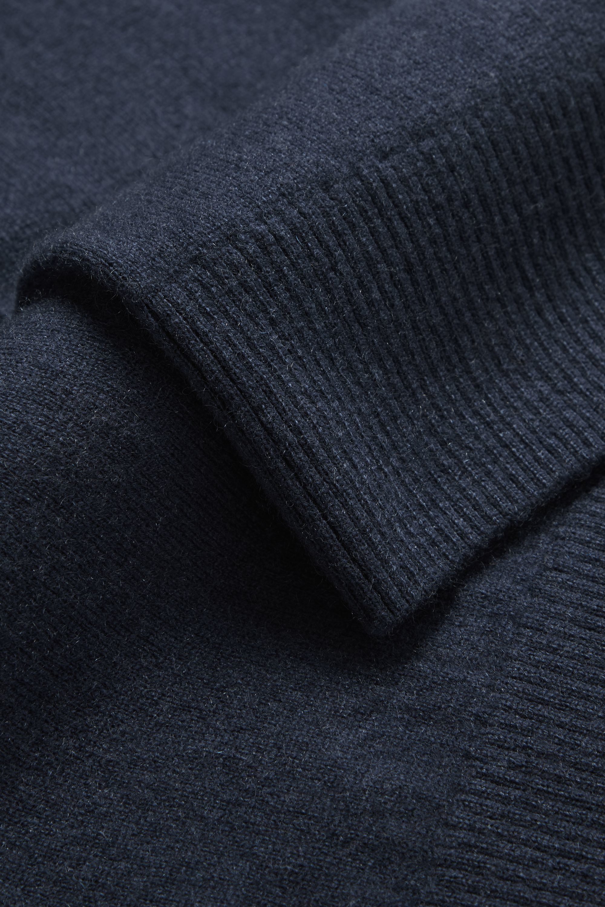 Dockers Crafted Cashmere Pull Homme Bleu Col Rond