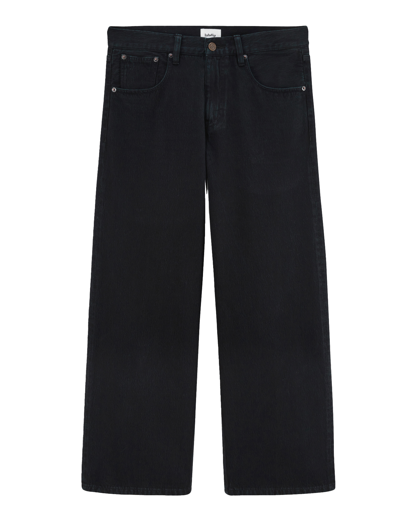 Labdip River Nightfall jean large noir coton recyclé