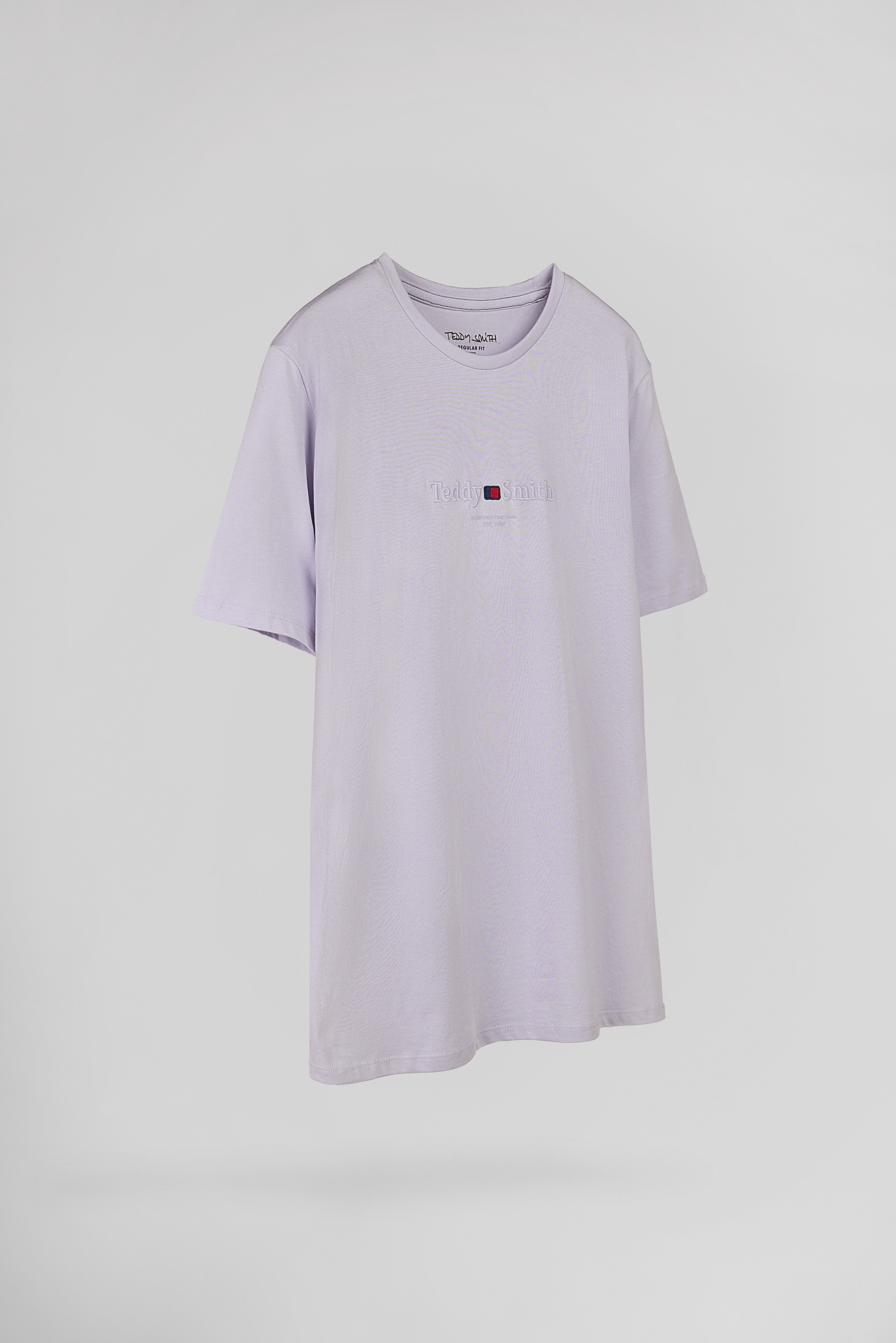 Teddy Smith T-Jim MC t-shirt lavande coupe classique